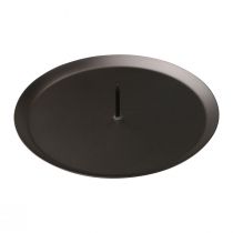 Artículo Portavelas enchufable negro Portavelas de Adviento Ø6cm 4 piezas