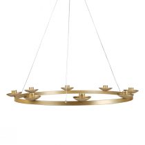 Artículo Candelero candelabro colgante dorado portavelas Ø34cm