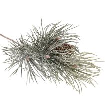 Artículo Rama de pino artificial con piñas, de invierno, 40 cm.
