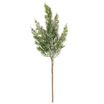 Artículo Rama de pino cubierta de nieve artificial para arreglos florales y decoraciones de Adviento, 40 cm, 3 unidades.