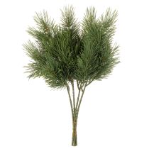 Artículo Rama de pino artificial para decoración invernal, 40 cm, 4 unidades