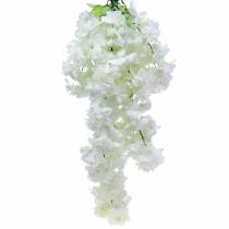 Artículo Rama de cerezo en flor con 5 ramas artificial blanca 75cm