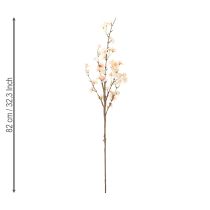 Artículo Rama decorativa con delicadas flores de cerezo, 83 cm, 3 piezas