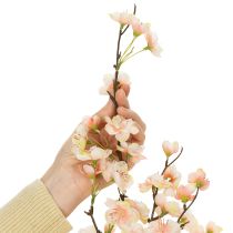 Artículo Rama decorativa con delicadas flores de cerezo, 83 cm, 3 piezas