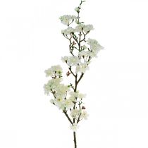 Artículo Rama de cerezo blanca decoración de primavera artificial rama decorativa 110cm