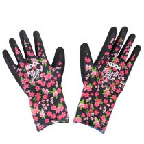 Artículo Guantes de jardín Kixx con motivo de fresa, blanco y rojo, talla 8 Guantes de jardín Kixx con flores, negro, talla 8