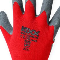 Artículo Kixx guantes de jardín de nailon talla 10 rojo, gris