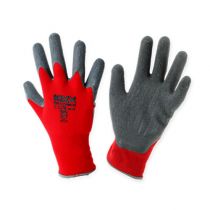 Artículo Kixx guantes de jardín de nailon talla 8 rojo, gris