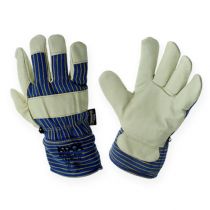 Kixx guantes de invierno talla 10 azul, beige