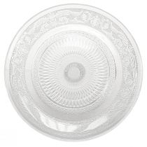 Artículo Plato de cristal clásico para tartas con pie - Elegante para cualquier celebración Ø 20cm