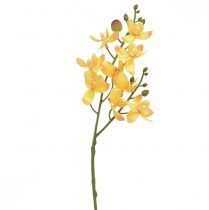 Artículo Pequeña orquídea Phalaenopsis artificial amarilla 30cm