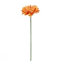 Artículo Flores artificiales Gerbera Naranja 45cm
