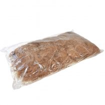 Artículo Fibra de coco, fibra vegetal natural, material artesanal de fibra natural, 1 kg
