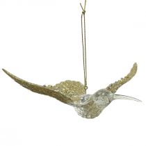 Artículo Adornos para árboles de Navidad pájaro colgante de colibrí 11,5/14 cm juego de 2