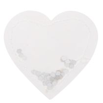 Artículo Corazón de confeti de 5 cm, 24 unidades