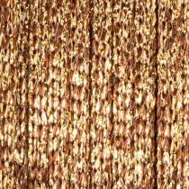 Artículo Cordón decorativo brillante en rollo para manualidades y decoración, 3 mm de grosor, 20 m de largo.