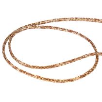 Artículo Cordón decorativo brillante en rollo para manualidades y decoración, 3 mm de grosor, 20 m de largo.
