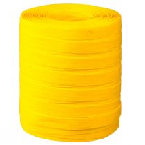 Artículo Cinta rizada, cinta de regalo, algodón amarillo, 10 mm, 100 m, sostenible