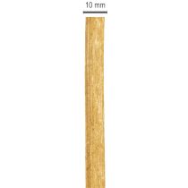 Artículo Cinta de regalo marrón, cinta rizada, materiales para manualidades sostenibles, 10 mm x 100 cm