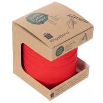 Artículo Cinta rizada roja, envoltorio de regalo sostenible, rollo de 10 mm y 100 m.