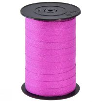 Cinta de regalo con Glitter Magnetico Rosa Metálico 10mm 100m
