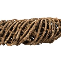Artículo Corona decorativa hecha de ramas naturales, corona de ratán, redonda, grande, 45 cm.