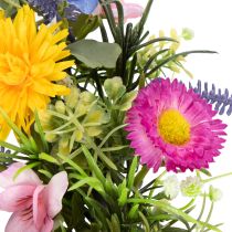 Artículo Corona de flores artificiales de primavera para decorar la puerta de entrada, 30 cm.