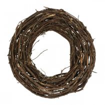 Guirnalda de vid Ø35cm guirnalda decorativa natural marrón