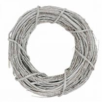 Corona decorativa encalada Ø35cm Guirnalda de puerta Shabby Chic decoración de mesa