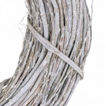 Corona decorativa encalada Ø35cm Guirnalda de puerta Shabby Chic decoración de mesa