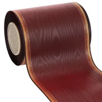Artículo Cinta para corona Burdeos Moiré cinta decorativa 125mm