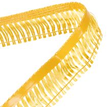 Artículo Borlas de cinta para corona, flecos dorados autoadhesivos de 40 mm y 25 m.
