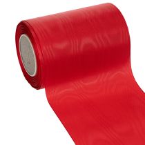 Artículo Cinta roja para coronas de 125 mm x 25 m - Cinta para arreglos florales funerarios, letras y decoración.