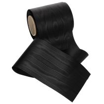 Artículo Cinta de corona negra de 100 mm y 25 m: cinta de luto, cinta de lazo, cinta decorativa, suministros de floristería