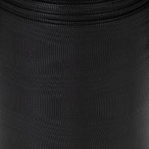Artículo Cinta de corona negra de 100 mm y 25 m: cinta de luto, cinta de lazo, cinta decorativa, suministros de floristería