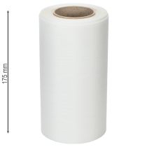 Artículo Cinta de corona blanca para floristería funeraria, 175 mm de ancho, 25 m de largo, cinta de acetato de alta calidad