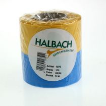 Artículo Cinta de muaré azul y amarilla para corona, 100 mm, cinta nacional, cinta de club, cinta decorativa, cinta de luto festivo, acetato