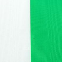 Artículo Corona cintas muaré verde-blanco 125mm 25m