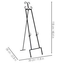 Artículo Portacoronas decorativo con base estable, perfecto como accesorio versátil, 118 cm