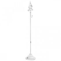 Soporte para corona Blanco Shabby Chic Soporte para corona 1 Gancho H76cm