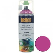 Artículo Belton free pintura al agua rosa tráfico violeta alto brillo spray 400ml