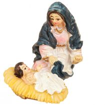 Artículo Set de figuras de Nacimiento 11 figuras de colores pintadas a mano 3,5-9,5cm