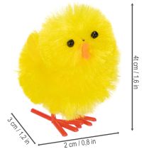Artículo Conjunto de pollitos de Pascua para alegres decoraciones y manualidades de primavera, 4 cm, 10 piezas