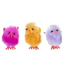 Artículo Conjunto de pollitos de Pascua para alegres decoraciones y manualidades de primavera, 4 cm, 10 piezas