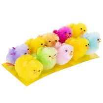 Artículo Conjunto de pollitos de Pascua para alegres decoraciones y manualidades de primavera, 4 cm, 10 piezas