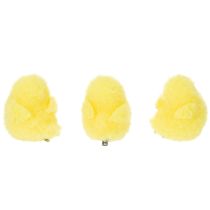 Artículo Pollitos decorativos, perfectos para celebraciones de Pascua en el salón o el jardín, 7cm, 6 piezas