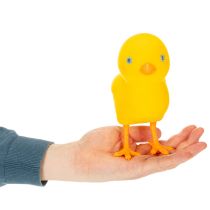 Artículo Decoración de pollito para Pascua, decoración de mesa, decoración reutilizable para salón, 16 cm, 2 piezas