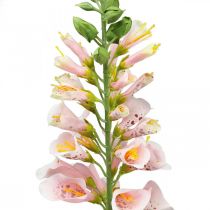 Flor artificial flor de pradera flor de seda rosa en un tallo H90cm