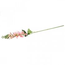 Artículo Flor artificial de pradera dedalera flor de seda rosa 90cm