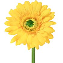 Artículo Flores Artificiales Gerbera Sol Amarillo Flor de Jardín 47cm